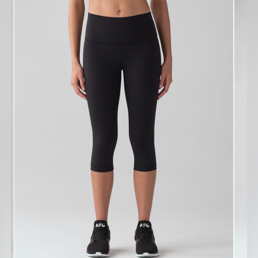 LULULEMON WUNDER UNDER HIGH RISE CROP